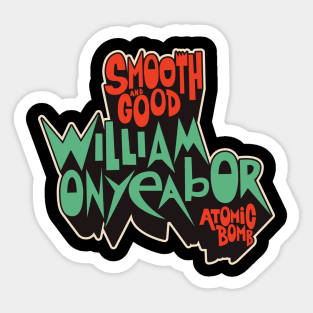 William Onyeabor - nigerian afro funk Sticker